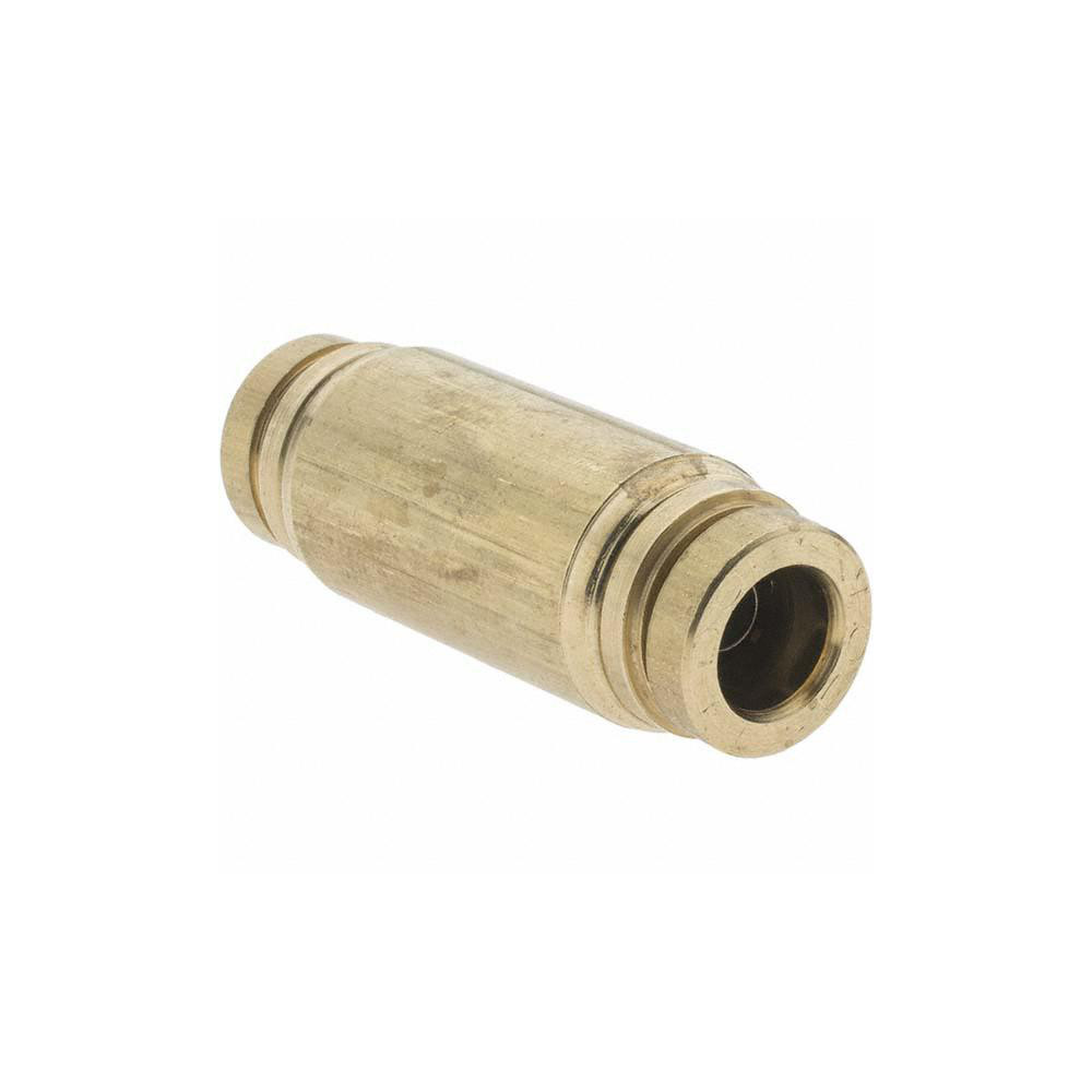 Parker Push-to-Connect Tube x Tube Fitting: Union, 1/4" OD - P00004