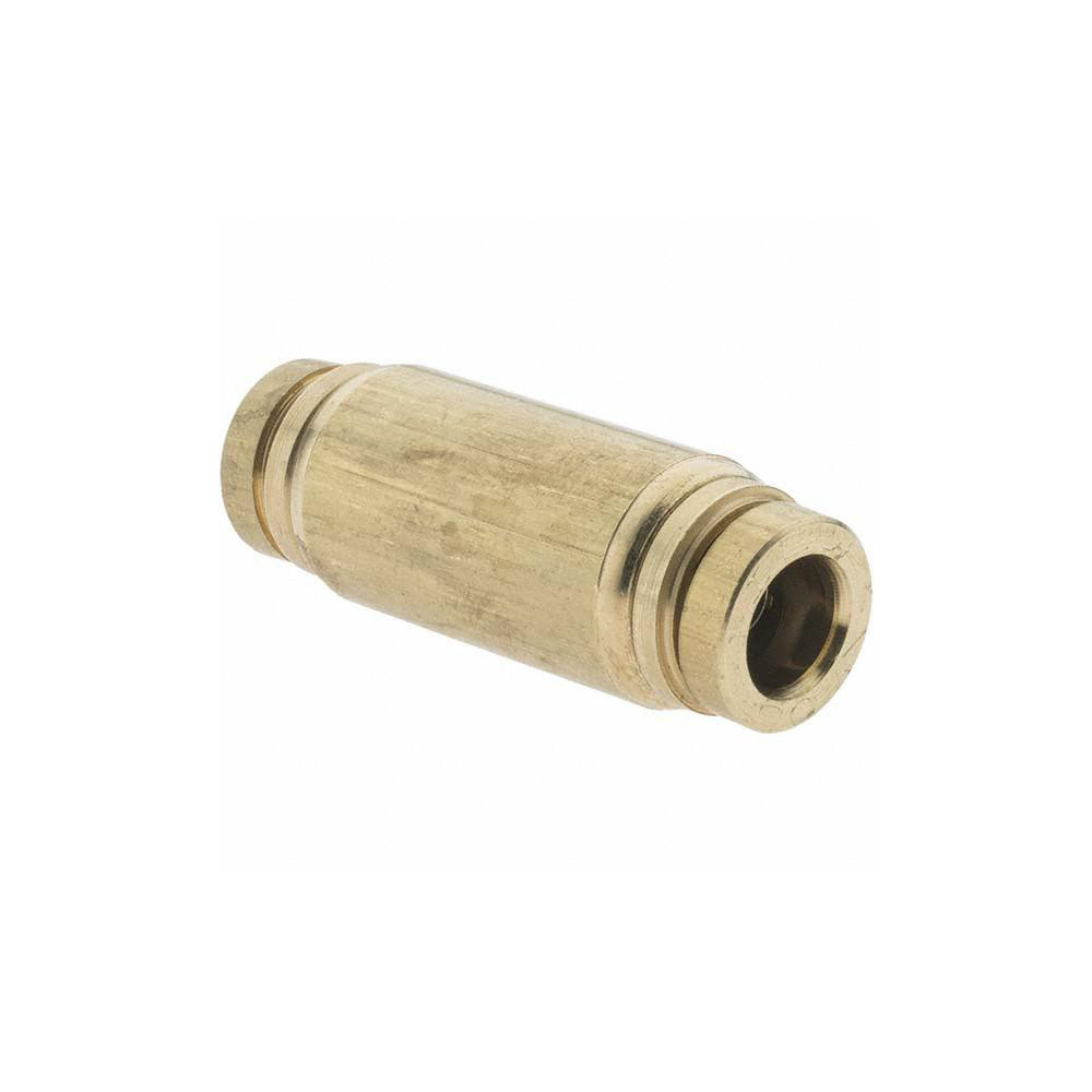 Parker Push-to-Connect Tube x Tube Fitting: Union, 1/4" OD - P00004