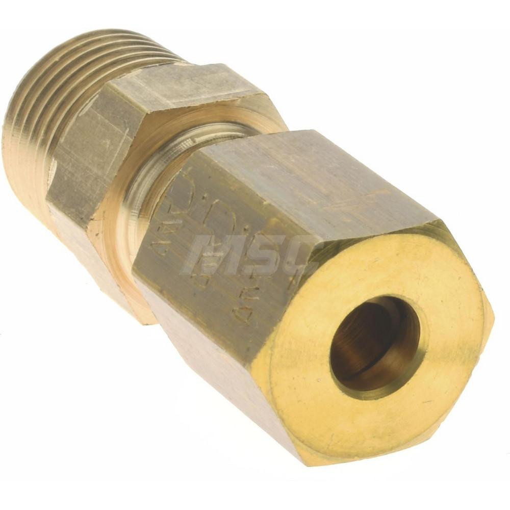 Legris Compression Tube Connector: 4 mm Tube OD, Compression x MBSPT - 0105 04 10