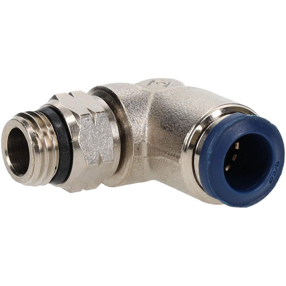 PRO-SOURCE Push-to-Connect Tube x Universal Thread Fitting: Straight & Male, 1/4 Thread, Universal, 3/8" OD - 2555538165PRO