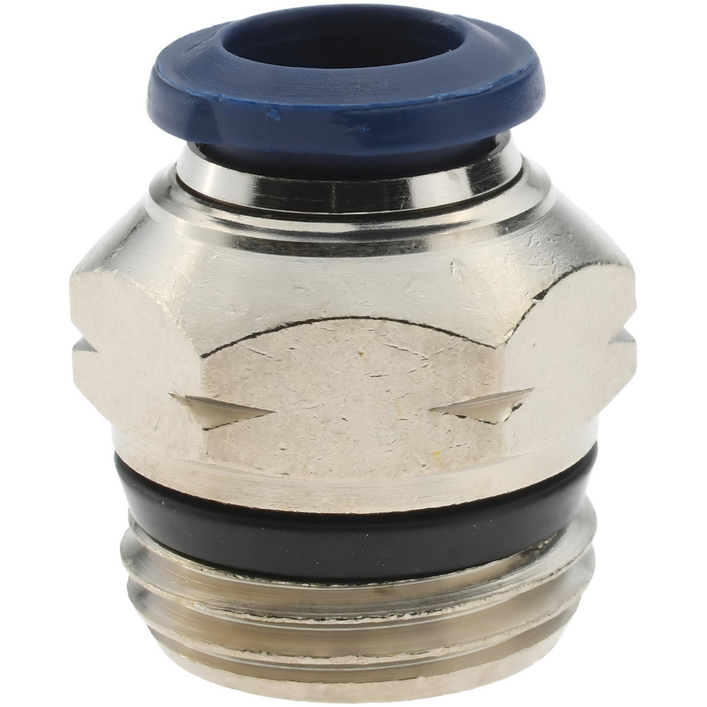PRO-SOURCE Push-to-Connect Tube x Universal Thread Fitting: Straight & Male, 1/4 Thread, Universal, 3/8" OD - 2555538165PRO