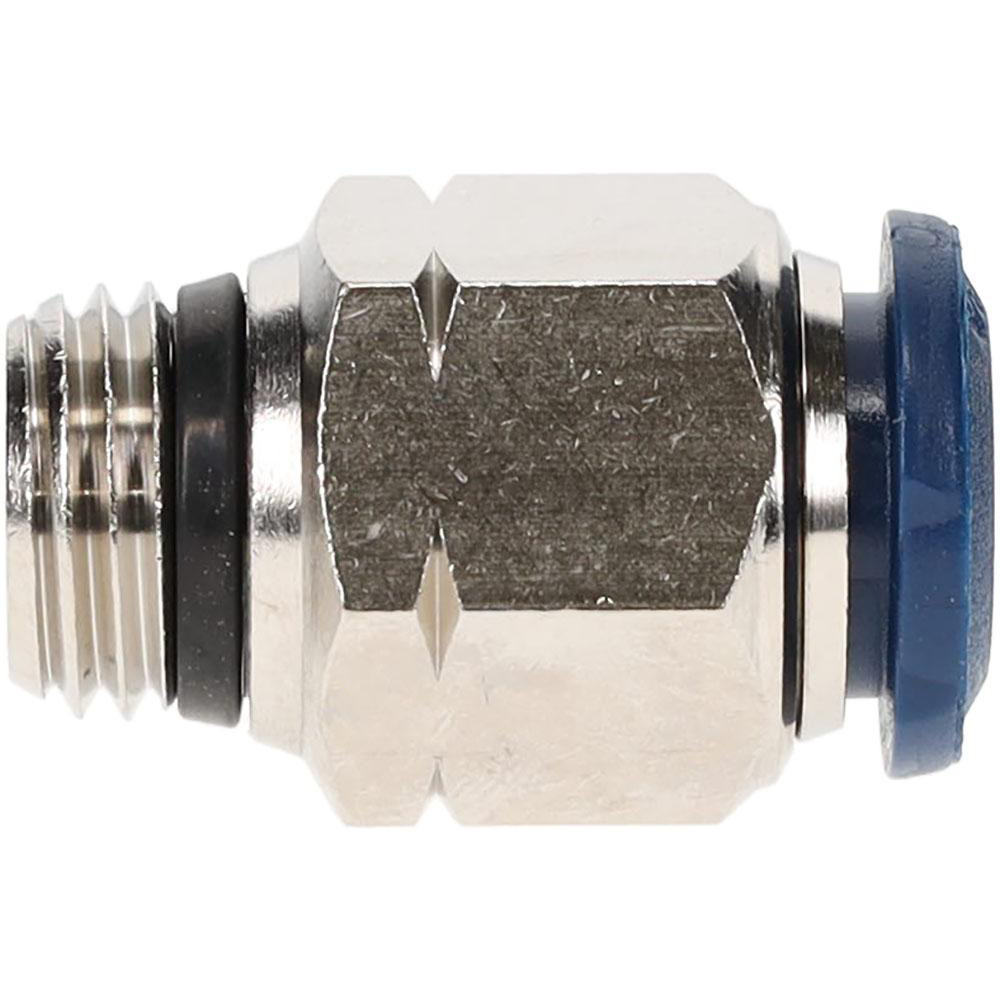 PRO-SOURCE Push-to-Connect Tube x Universal Thread Fitting: Straight & Male, 1/4 Thread, Universal, 3/8" OD - 2555538165PRO
