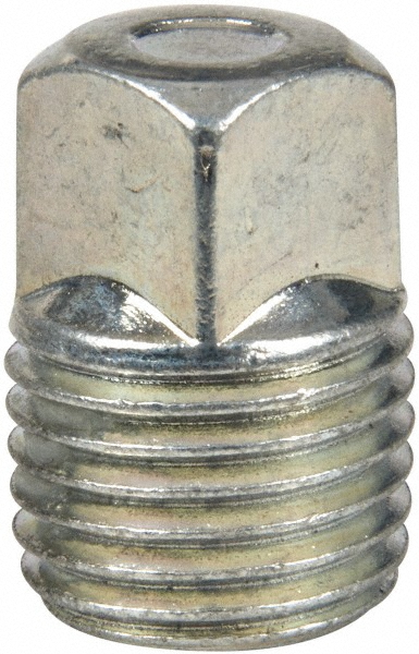 ANDERSON METALS Industrial Pipe Square Head Plug: 3/4-14 Male Thread, MNPT - 756109-12