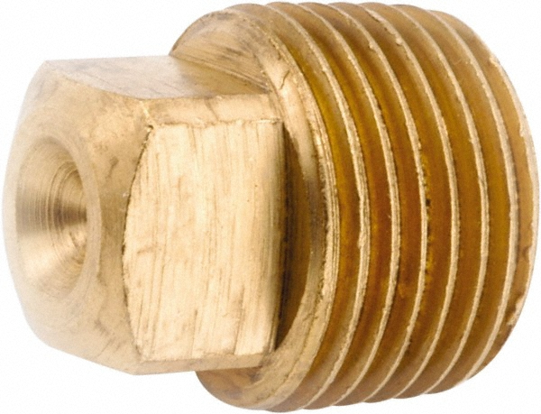 ANDERSON METALS Industrial Pipe Square Head Plug: 3/4-14 Male Thread, MNPT - 756109-12