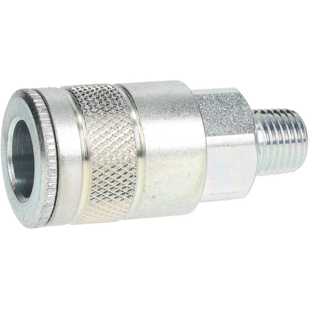 Parker Pneumatic Hose Coupling: 1/4-18, 3/8" Body Dia, Tru-Flate Automotive Interchange - 14C