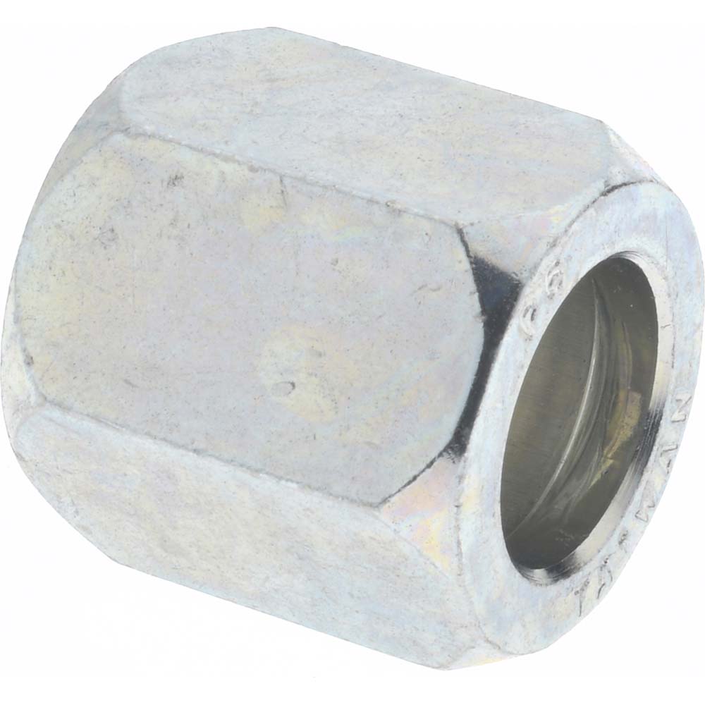 Parker Steel Flared Tube Nut: 1/4" OD, 37 deg Flared Angle - 4 BTX-S