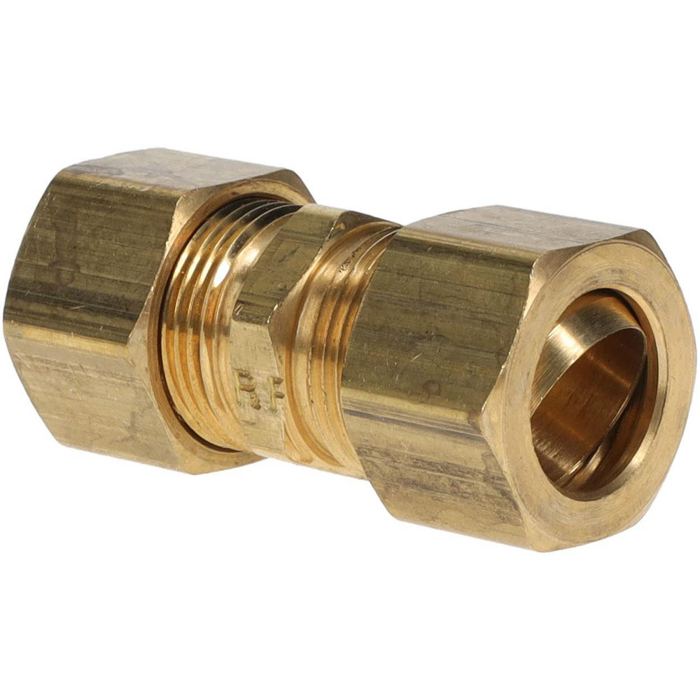Parker Compression Tube Union: 13/16-18, 5/8" Tube OD, Compression x Compression - -11181-A