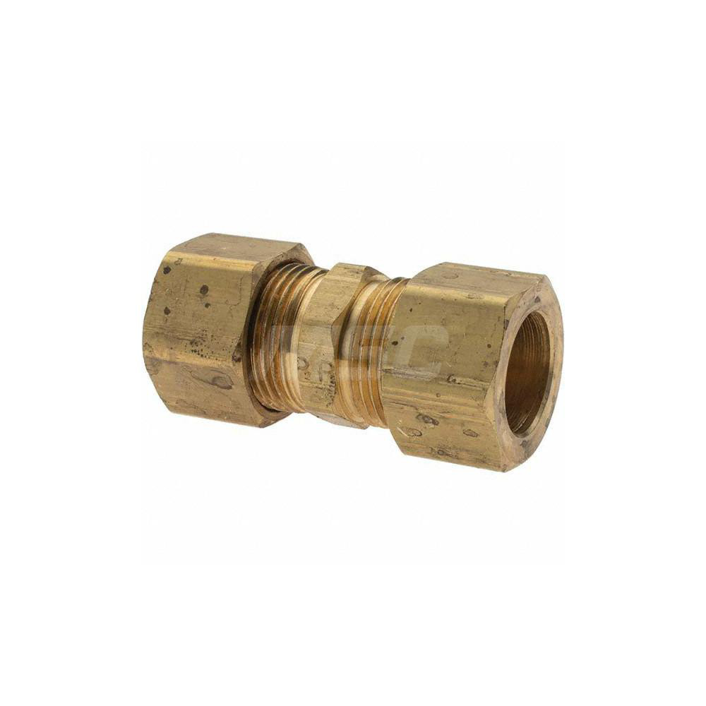 Parker Compression Tube Union: 13/16-18, 5/8" Tube OD, Compression x Compression - -11181-A