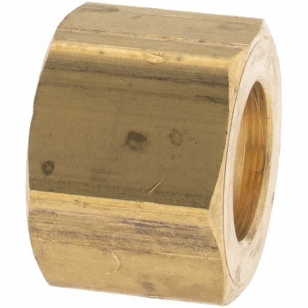 Parker Compression Tube Nut: 9/16-24, 3/8" Tube OD, Compression - 61C-6