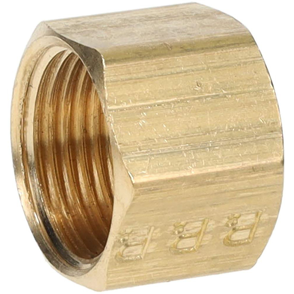 Parker Compression Tube Nut: 9/16-24, 3/8" Tube OD, Compression - 61C-6