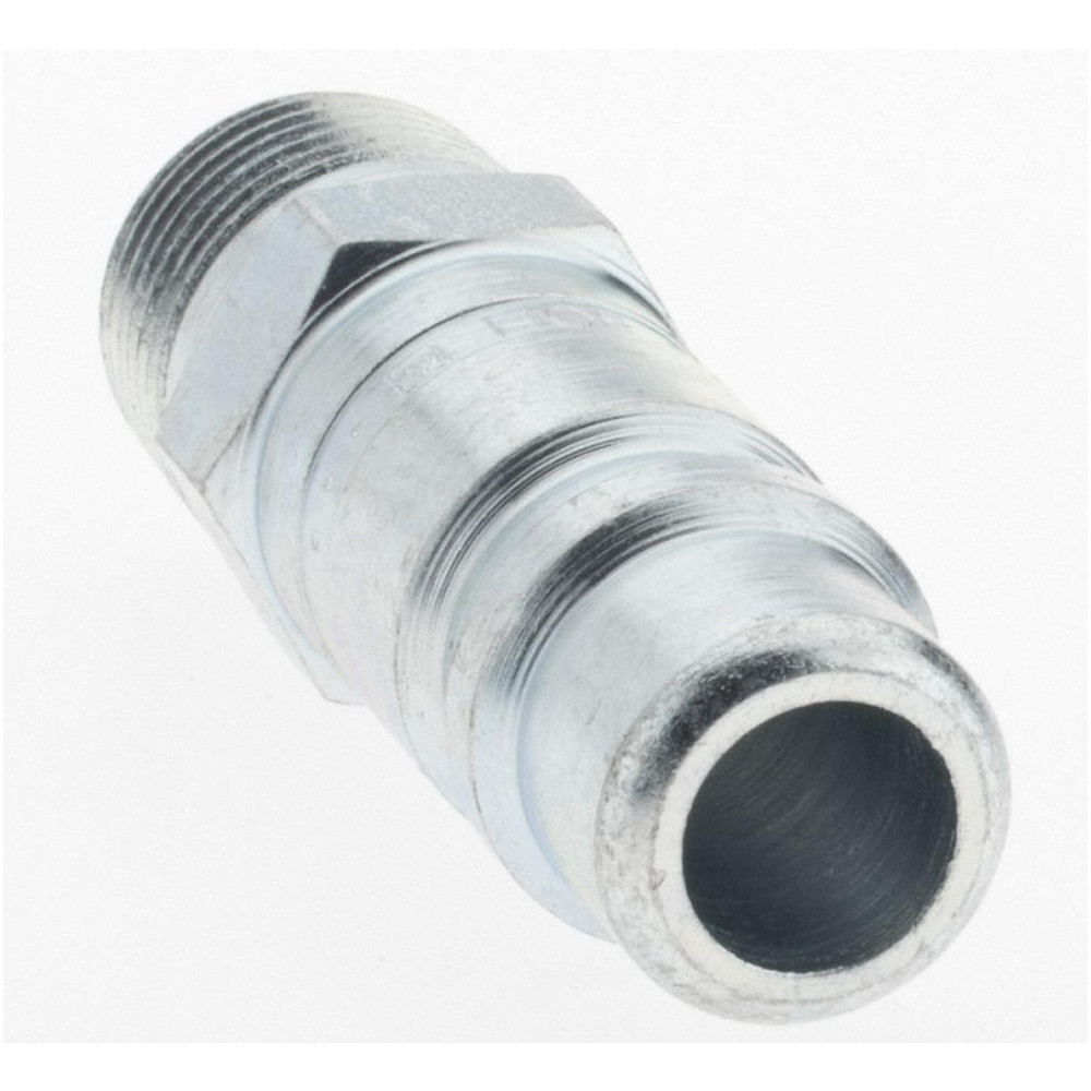 Parker Pneumatic Hose Coupling: 3/8-18, 1/2" Body Dia, Industrial Interchange - H0F-787