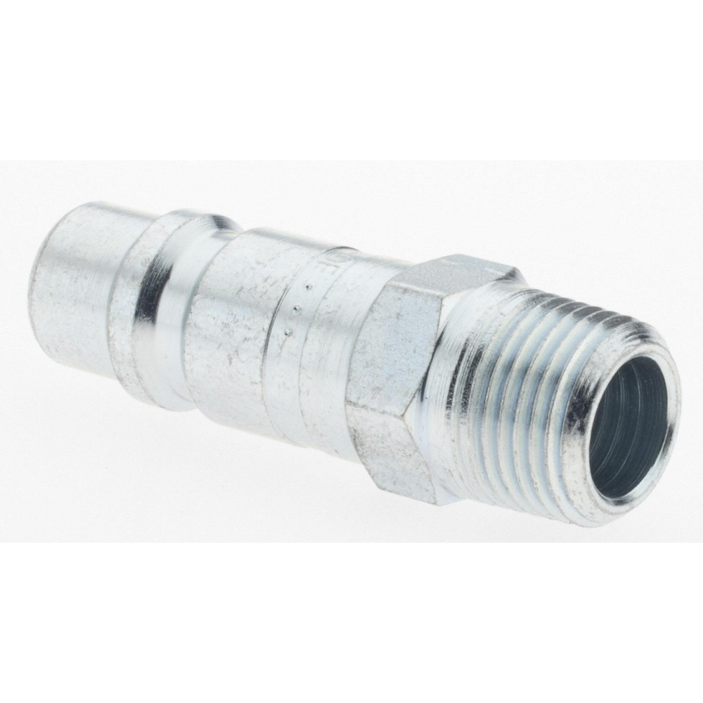 Parker Pneumatic Hose Coupling: 3/8-18, 1/2" Body Dia, Industrial Interchange - H0F-787
