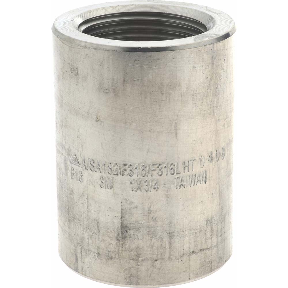 Merit Brass Pipe Reducer: 1 x 3/4", 316 & 316L Stainless Steel - 3612D-1612