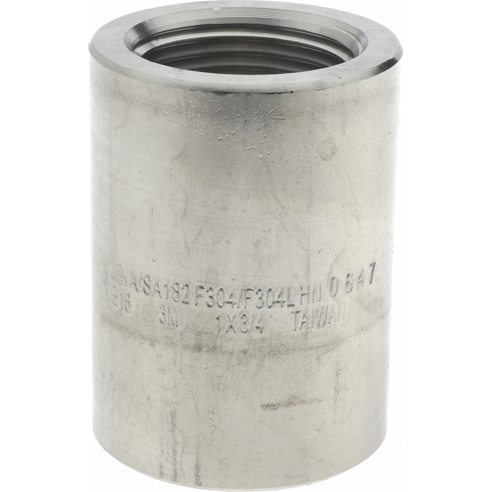 Merit Brass Pipe Reducer: 1 x 3/4", 316 & 316L Stainless Steel - 3612D-1612