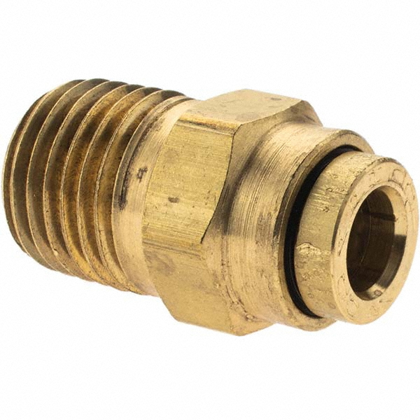 Parker Hydraulic Hose Male Straight Thread O-Ring Fitting: 0.5" ID, 8 mm, 1/2" - KP81364