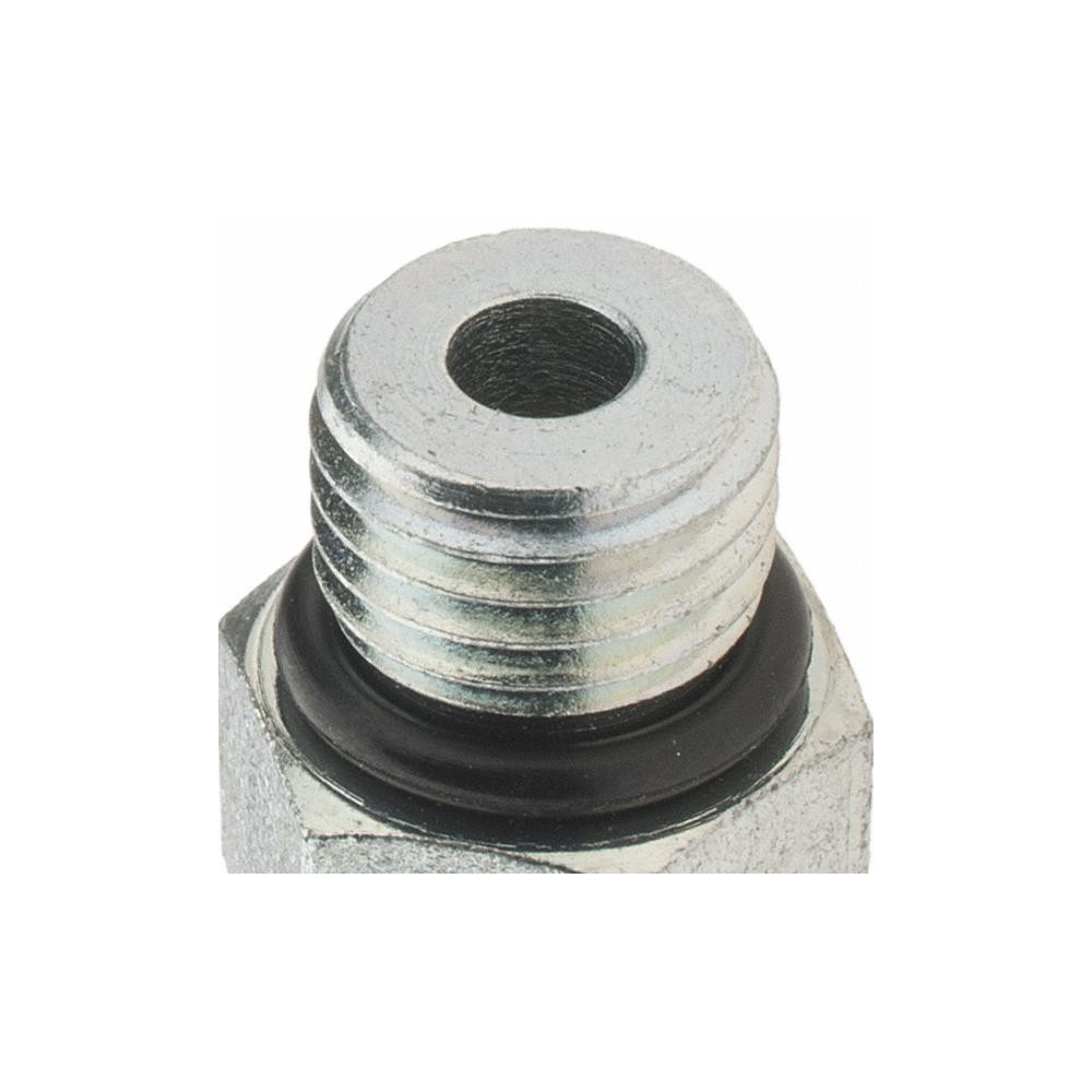 Brennan Steel Flared Tube Connector: 1/4" OD, 7/16-20 x 7/16-20 Thread, 37 deg Flared Angle - 10537