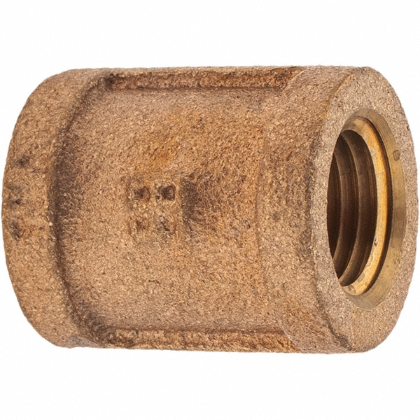 Merit Brass Brass Pipe Union: 1/4" Fitting, Threaded, FNPT x FNPT, Class 125 - X187-04