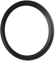 VNE Sanitary Tube Gasket: Ethylene Propylene Diene Monomer, 4" OD - EG40E4.0
