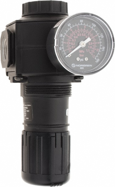 Norgren Push-to-Connect Tube x MNPT x Tube x Male Fitting: Adapter, NPTF, 1/4" OD - 124250428