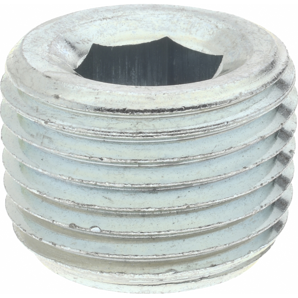 Parker Industrial Pipe Square Head Plug: 1/2" Male Thread, MNPTF - 1/2 SHP-S