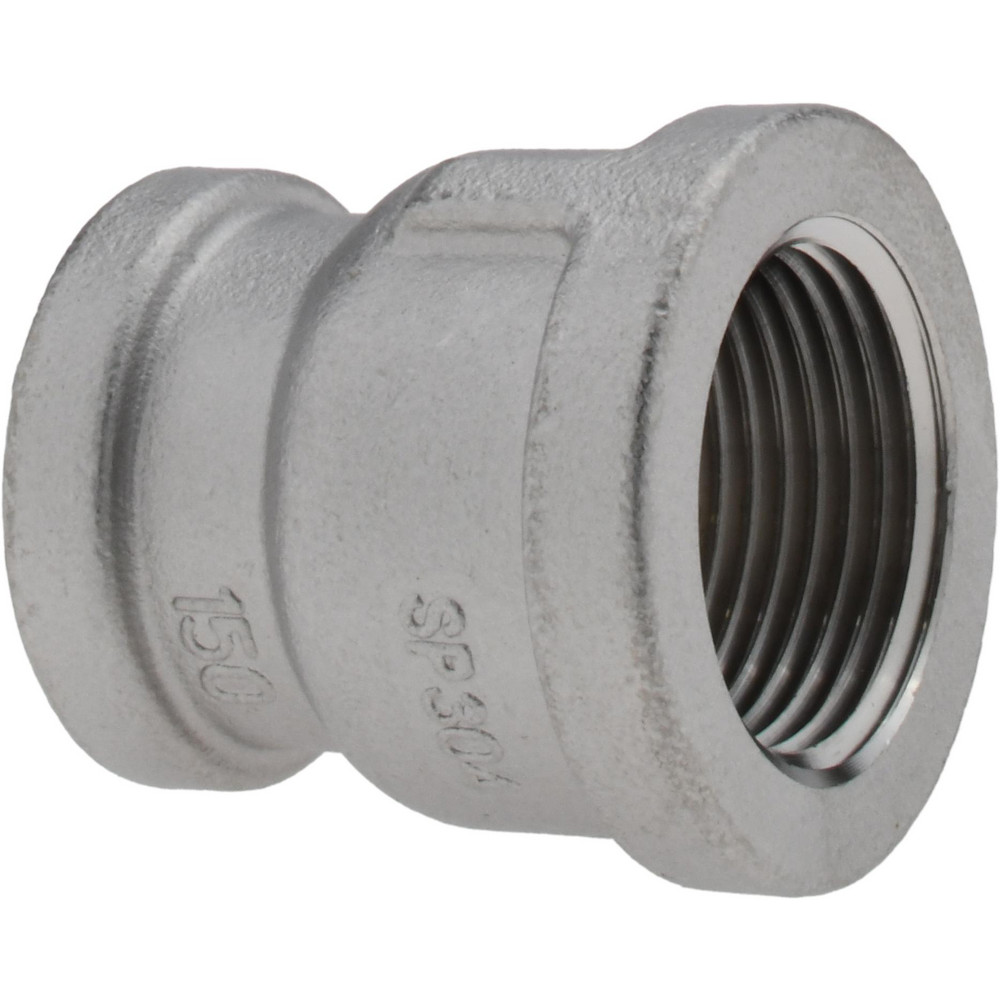 Merit Brass Pipe Reducer: 1 x 1/2", 304 Stainless Steel - K412-1608