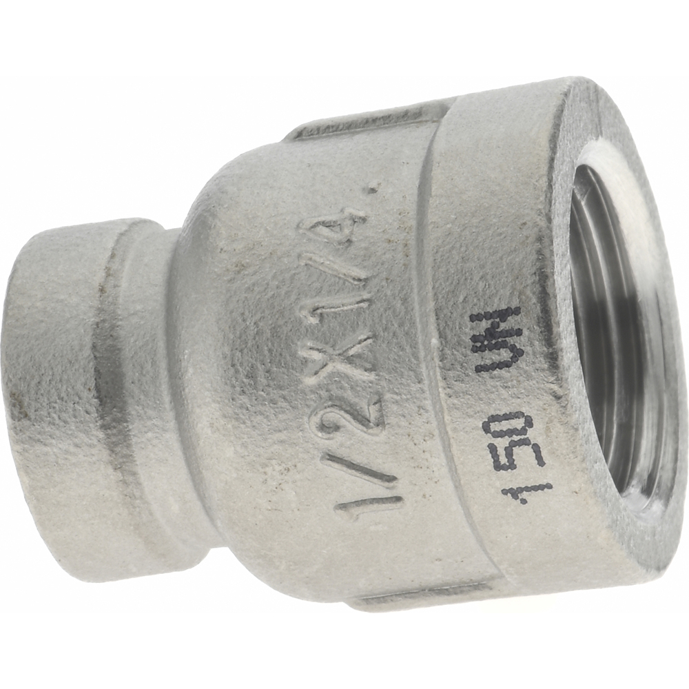 Merit Brass Pipe Reducer: 1 x 1/2", 304 Stainless Steel - K412-1608