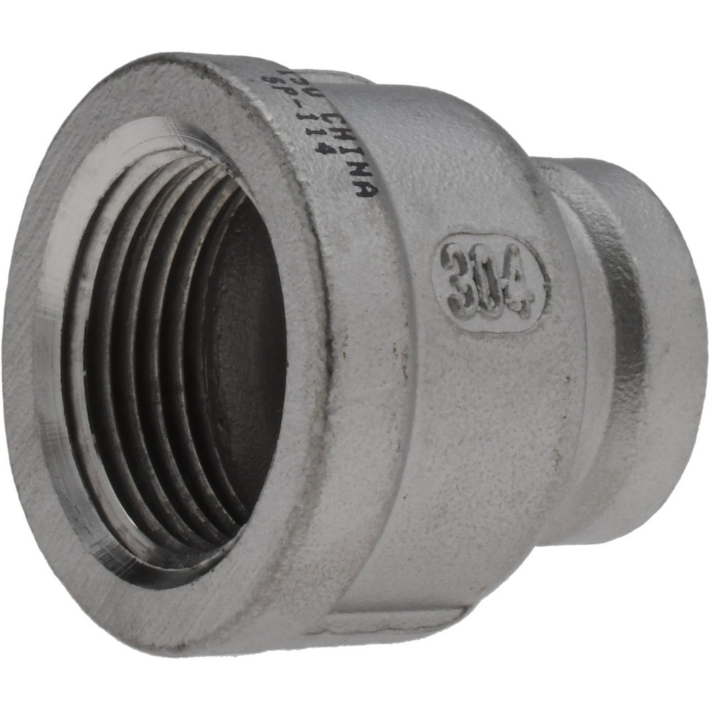 Merit Brass Pipe Reducer: 1 x 1/2", 304 Stainless Steel - K412-1608