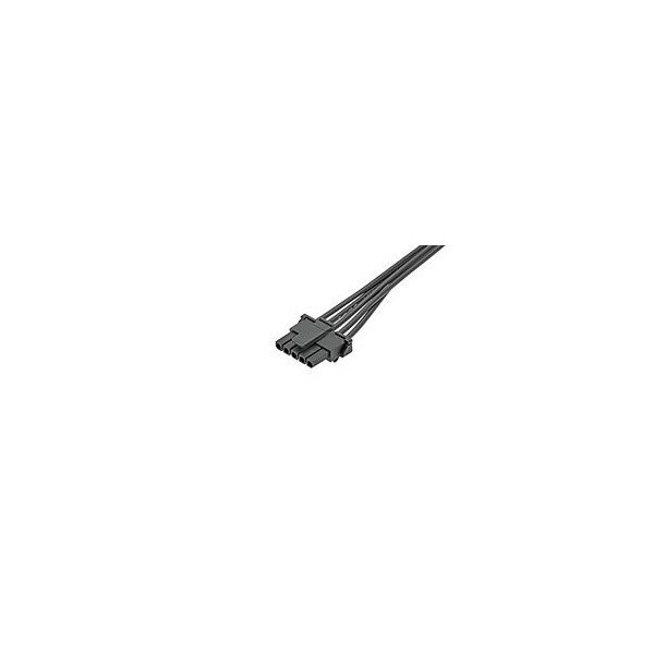 Molex Dc Power Cords Micro-Fit Ots Cbl Assy 75Mm 5Ckt Blk - 1451320500