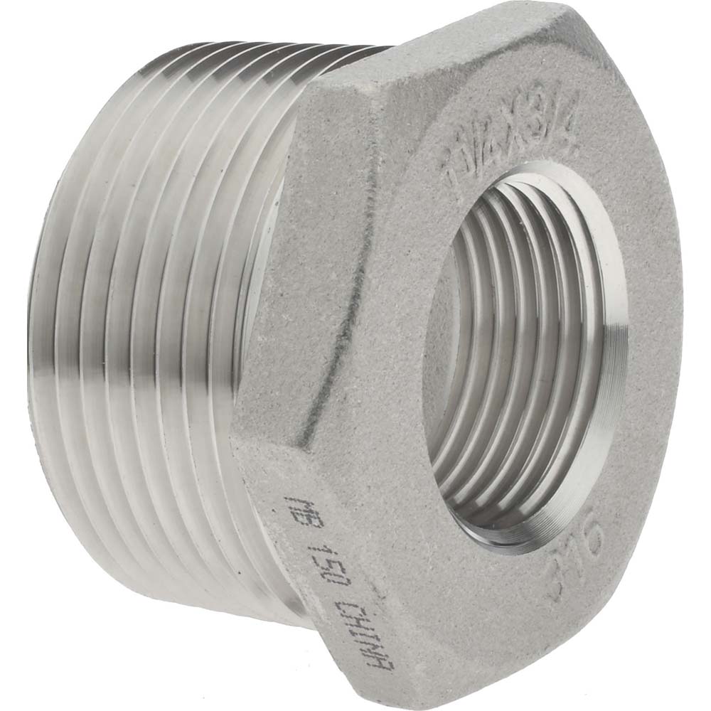 Merit Brass Pipe Bushing: 1-1/4 x 3/4", 304 Stainless Steel - K414-2012