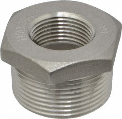 Merit Brass Pipe Bushing: 1-1/4 x 3/4", 304 Stainless Steel - K414-2012