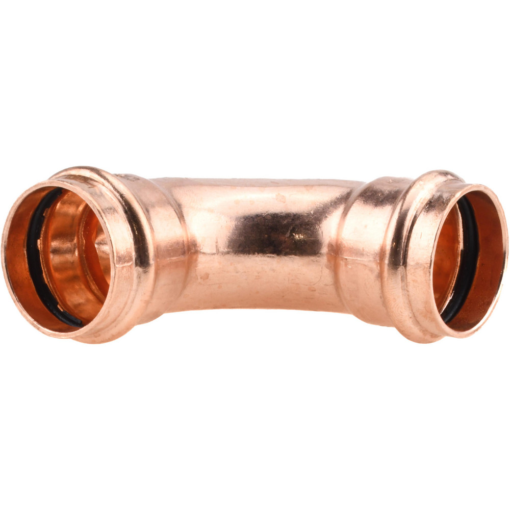 NIBCO Wrot Copper Pipe 90 ° Elbow: 1" Fitting, P x P, Press Fitting, Lead Free - 9055750PC