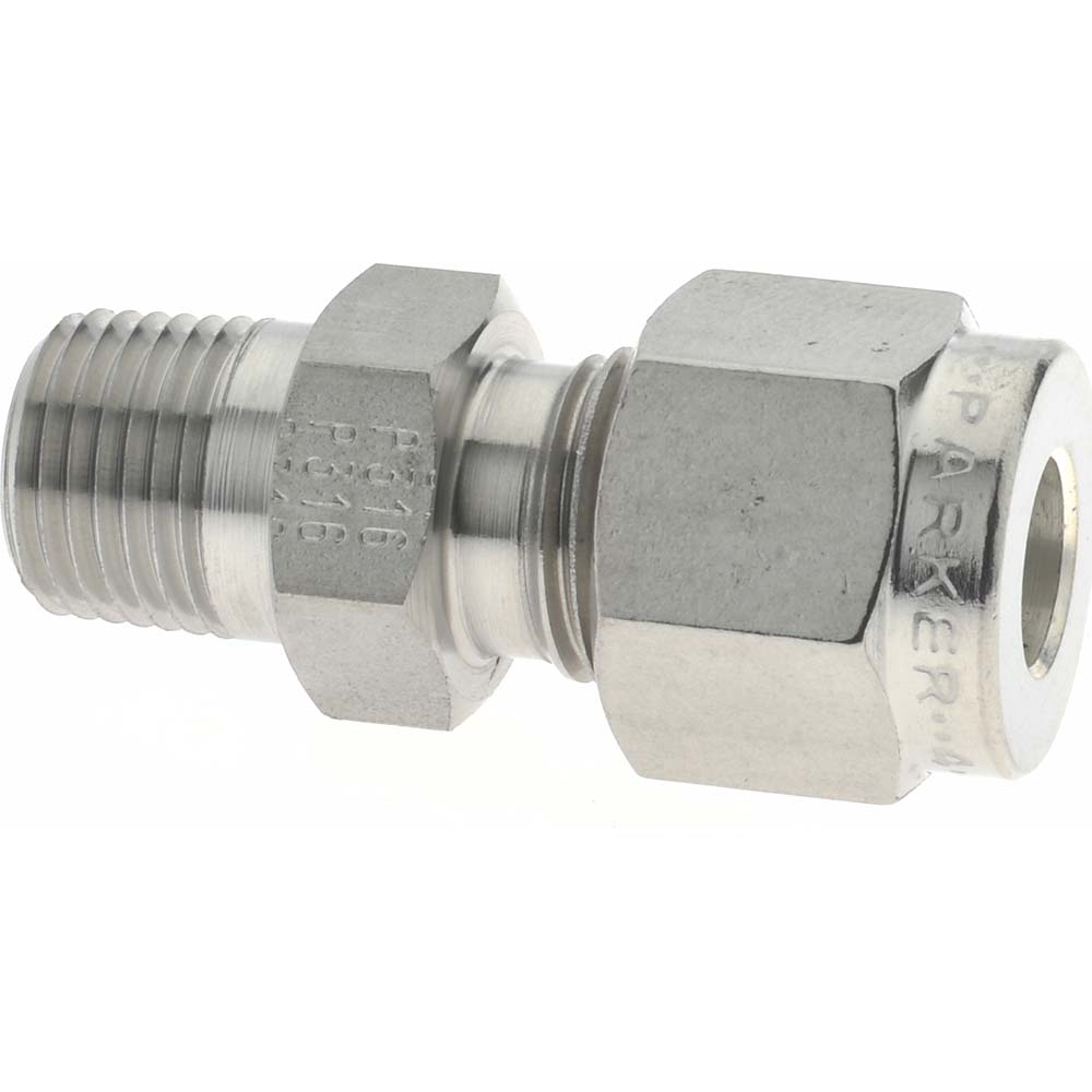 Parker Compression Tube Plug: 7/16-20, 1/4" Tube OD, Compression - 4BLP4-316