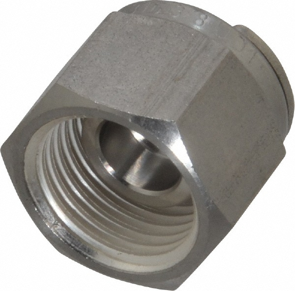 Parker Compression Tube Plug: 7/16-20, 1/4" Tube OD, Compression - 4BLP4-316