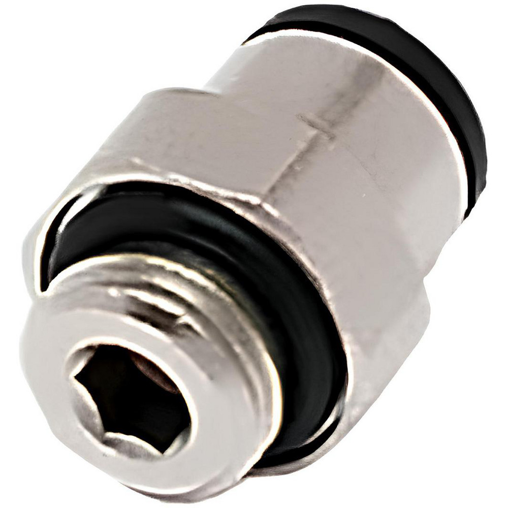 Legris Push-to-Connect Push-to-Connect Fitting: Connector, BSPP, 8.00 mm OD - 3101 08 17