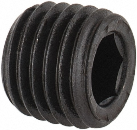 ANDERSON METALS Industrial Pipe Square Head Plug: 1/8-27 Male Thread, MNPT - 756114-02