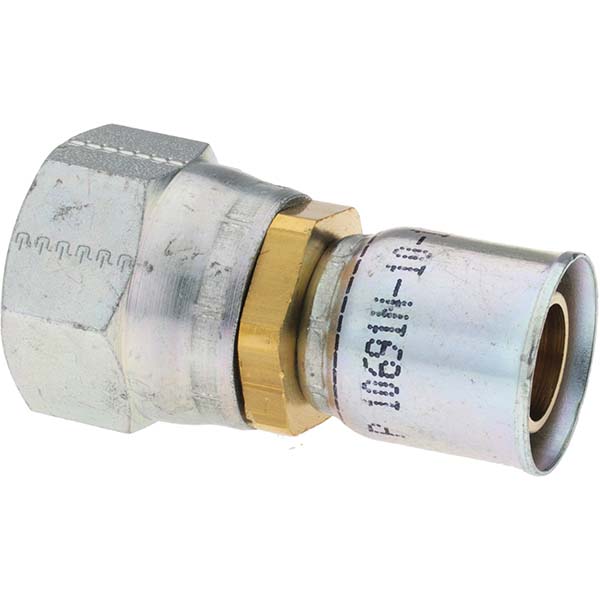 Parker Hydraulic Hose Straight Female JIC 37 ° Swivel Fitting: 0.625" ID, 10 mm, 1-1/16-12 - PX-00031