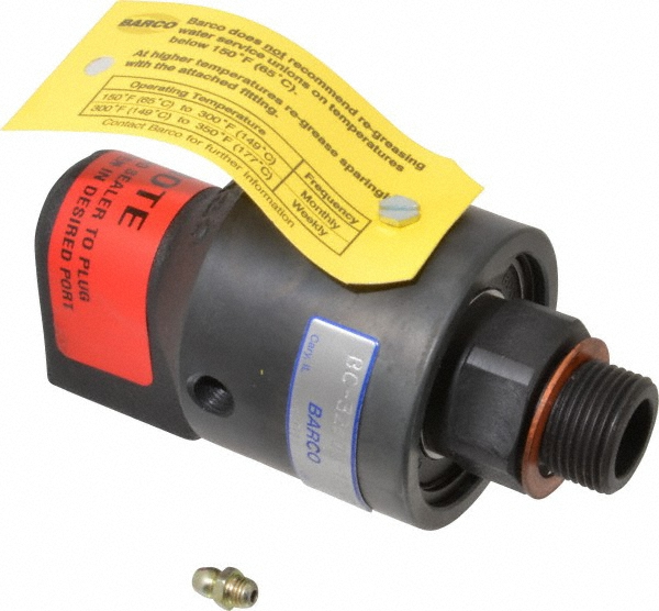 Duff-Norton 3/4 Right Hand Rotor Thread, 3/4" NPT Port, 5-1/2" Body Length, Single Flow, General Purpose, Rotary Union - 730332C