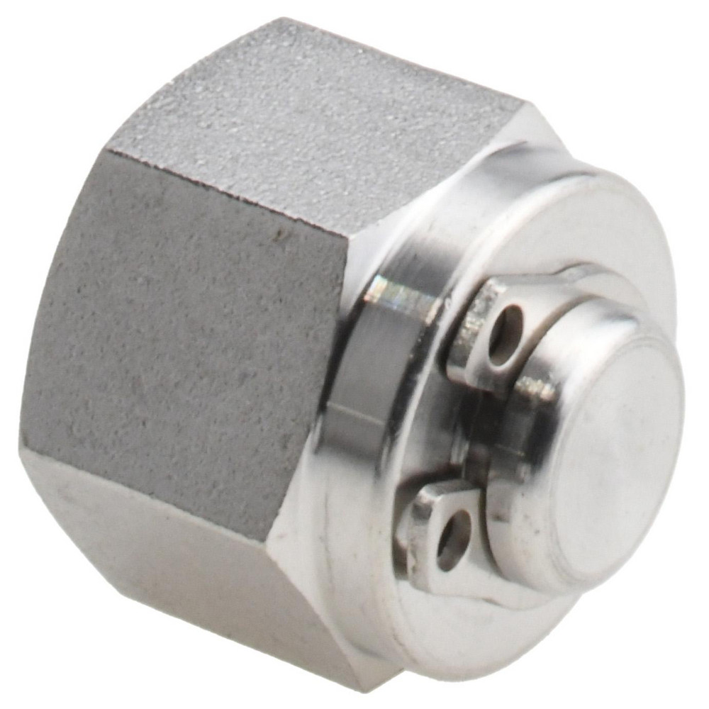 Parker Compression Tube Plug: 9/16-20, 3/8" Tube OD, Compression - 6BLP6-316