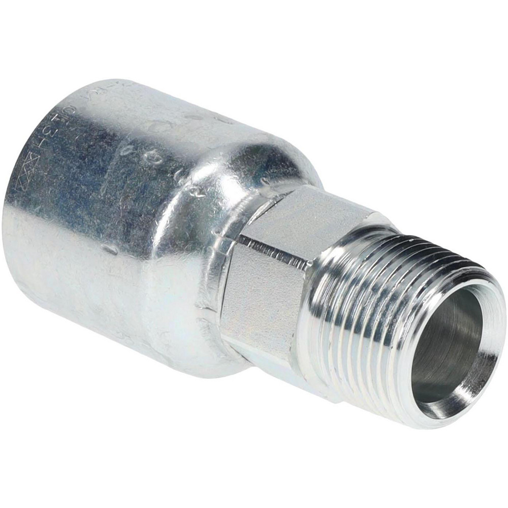 Parker Hydraulic Hose Male NPT To Female NPT Swivel Fitting: 3/4", 3/4-14, 5,000 psi - PS1210102-12-12