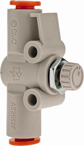 Legris Push-to-Connect Tube x Metric Thread Fitting: Elbow, M10x1 Thread, 6.00 mm OD - 3699 06 60
