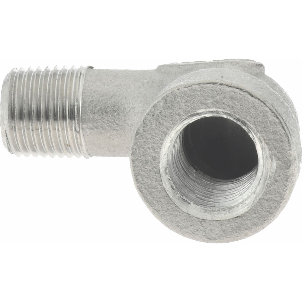 Merit Brass Pipe 90 deg Street Elbow: 1/8", 304 Stainless Steel - K403-02