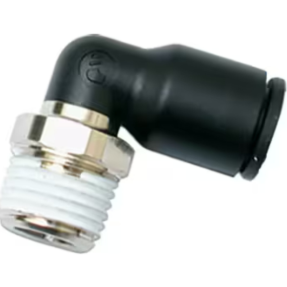 Legris Push-to-Connect Fitting: Male Elbow, NPT, 5/16" OD - 3109 08 18
