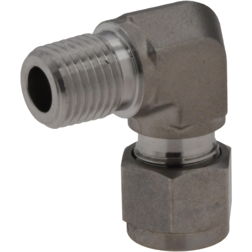 Ham-Let Compression Tube Male Elbow: 3/8" Tube OD, Compression x MNPT - 3002188