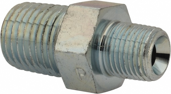 Parker Industrial Pipe Hex Plug: 1/4 x 1/8" Male Thread, MNPTF - 1/4 X 1/8 FF-S
