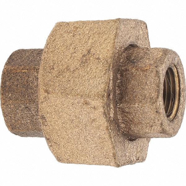 Merit Brass Brass Pipe 45 ° Elbow: 1/8" Fitting, Threaded, FNPT x FNPT, Class 125 - X102-02