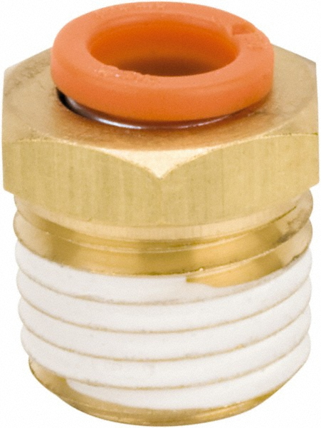 SMC PNEUMATICS Push-to-Connect Push-to-Connect Fitting: Union, 5/32" OD - KQ2H03-00A