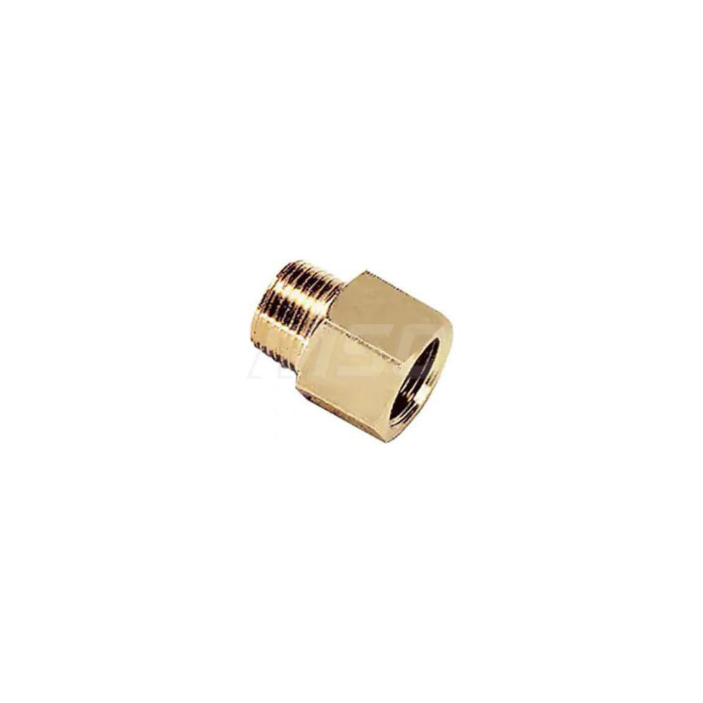 Parker 1/8 x M10 Pipe, 1,000 psi, Brass ISO Port Adapter - 222P-2-MI10