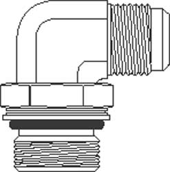 Parker 1/8 x M10 Pipe, 1,000 psi, Brass ISO Port Adapter - 222P-2-MI10