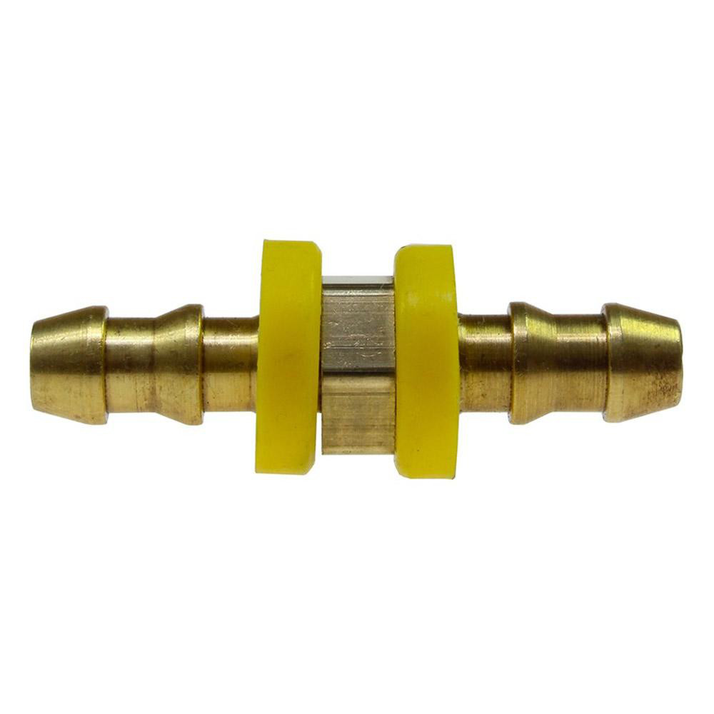 Value Collection Barbed Push-On Hose Male Connector: 1/4" NPTF, Brass - 2750002030