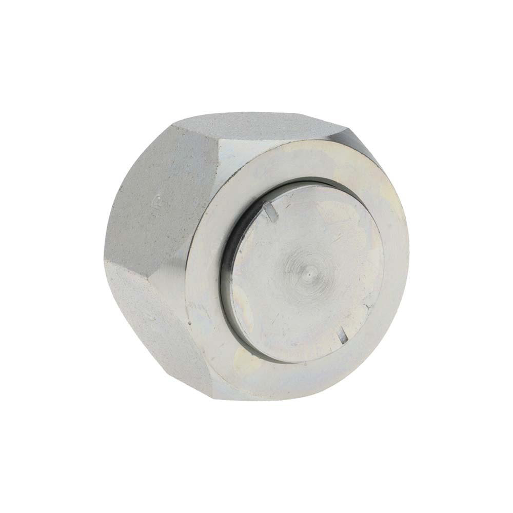 Parker Steel Flared Tube Cap: 1-1/4" OD, 37 deg Flared Angle - BD-20 FNTX-S-1